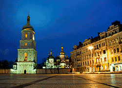 Sophievskaya Square, Kiev, Ukraine