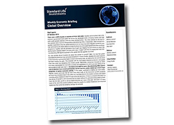 Standard Life Investments weekly economic briefing