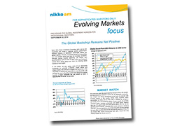 Nikko Am Evolving Markets report -September 2014