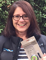 Anne prepares (with her brand new compass).