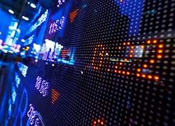 Stock market board