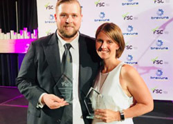 Ashton Jones and Jenny Oliver.