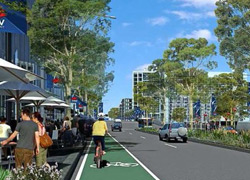 Artist Impression of Leppington Town Centre